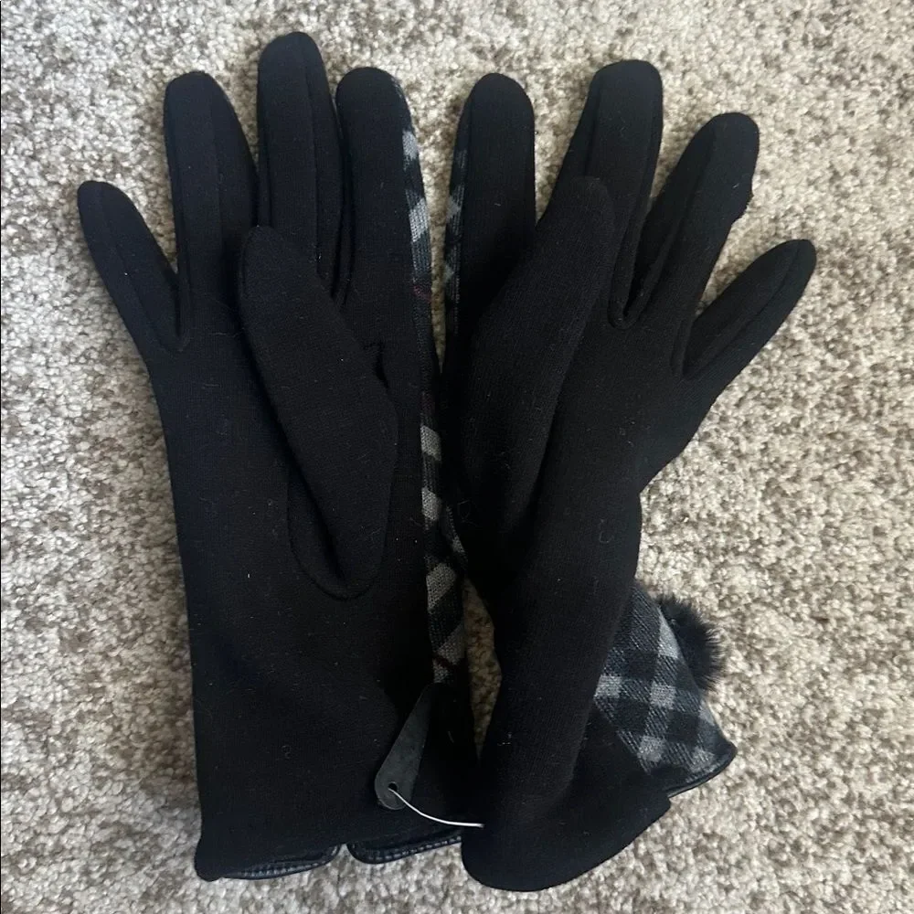 Trezo Plaid Women’s Hand Gloves O/S New
